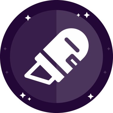 Bir yıldızla bir fincan kahvenin vektör çizimi