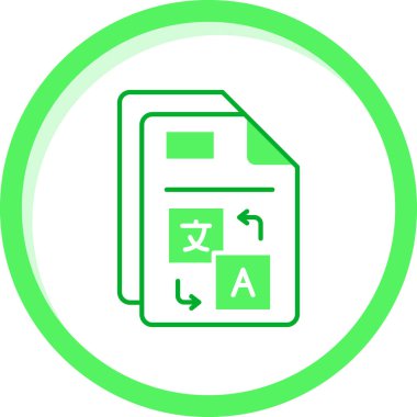 dosya biçimi simgesi, vektör illüstrasyonu