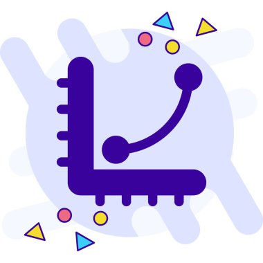 Modern simgenin vektör illüstrasyonu