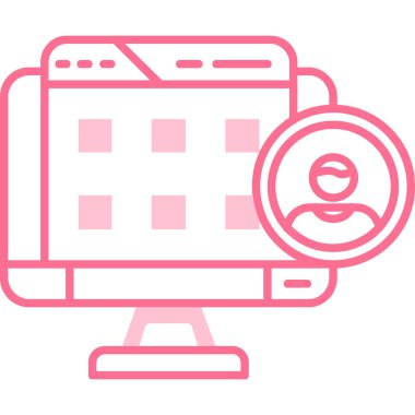 çevrimiçi web simgesi basit tasarımı