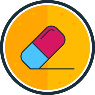 Hap. Web simgesi basit illüstrasyon