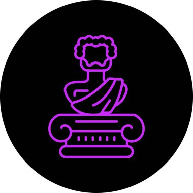 güzel sütun vektör resimlemesi