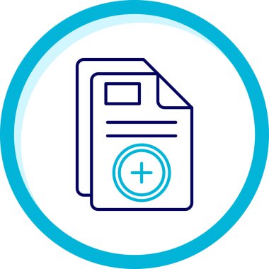 Dizin simgesinin vektör illüstrasyonu