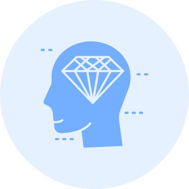 Elmas simgesi vektör illüstrasyonu