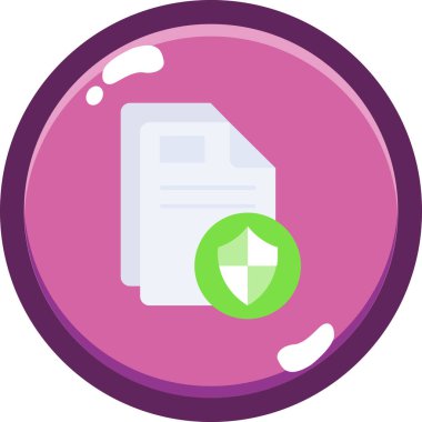 belge dosya simgesi düz biçimli