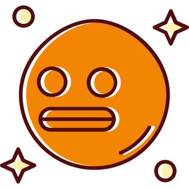 Ay. Web simgesi basit illüstrasyon