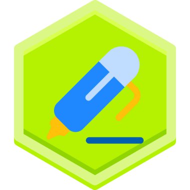 Hap. Web simgesi basit illüstrasyon