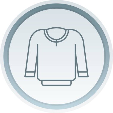 Eşsiz Ceket Vektör Satırı Simgesi