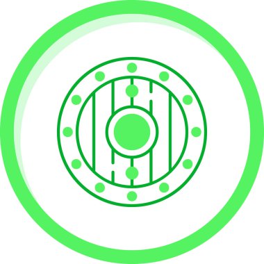 Bir kumarhane çipinin vektör çizimi