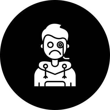 Modern simgenin vektör illüstrasyonu