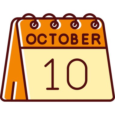 Düz stil takvim 0 Eylül simgesi