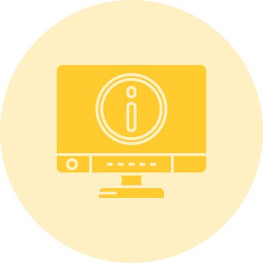 bilgisayar simgesi vektör illüstrasyonu