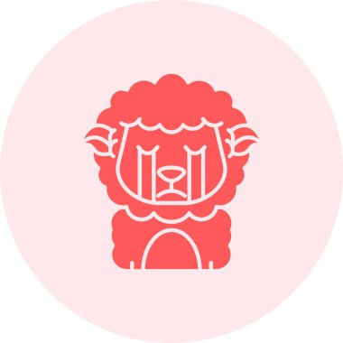 Çin ikonu vektör illüstrasyonu