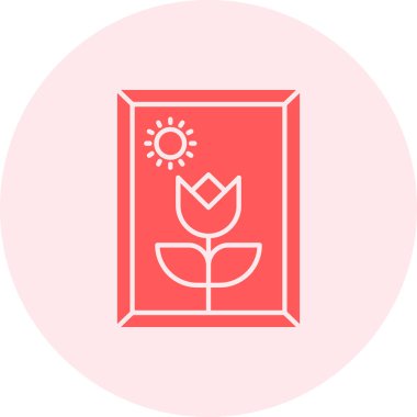 Yaprak ikonu vektör illüstrasyonu