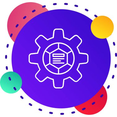 Line Smart ev simgesi beyaz arkaplanda izole edildi. Uzaktan kumanda. Renkli taslak konsepti. Vektör.