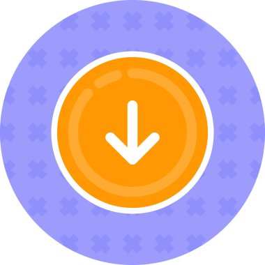 Ok. Web simgesi basit illüstrasyon