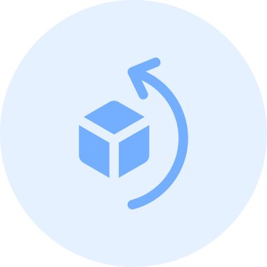 Teslimat. Web simgesi basit illüstrasyon