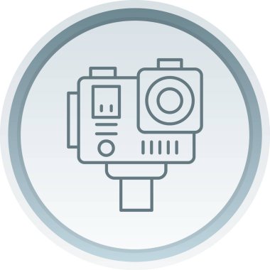 Kamera. Web simgesi basit illüstrasyon