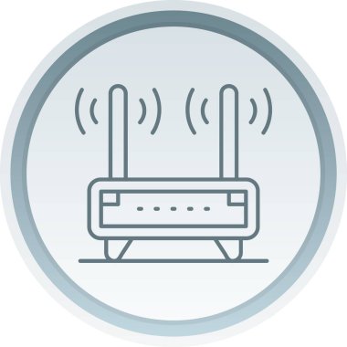 wifi vektör simgesi modern basit illüstrasyon