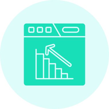 seo modern simgesinin vektör illüstrasyonu