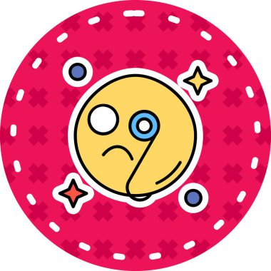 Çizgi film karakterinin vektör çizimi