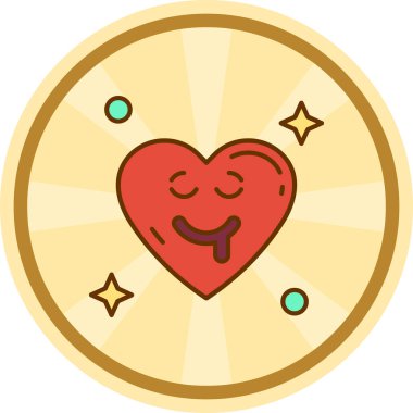 Mutlu Sevgililer günü simgesi