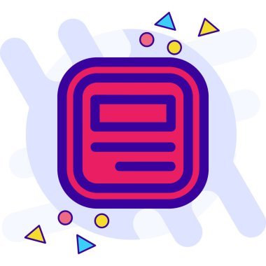 Bir kitap simgesinin vektör illüstrasyonu