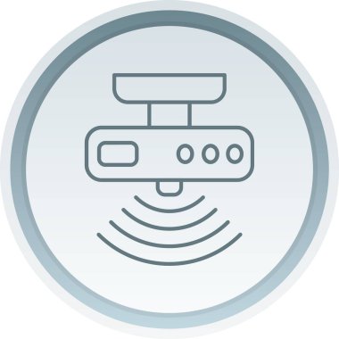 kontrol sensör kontrol simgesi doldurulmuş dış hat biçimi