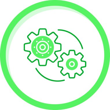 dişli simgesi vektör illüstrasyonu