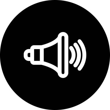 vektör sözcüsü Simgesi illüstrasyonu