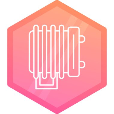 Beyaz arka planda izole edilmiş çizgi kahve fincanı ikonu. Bardak bardak. Sıcak kahve. Renkli taslak konsepti. vektör.