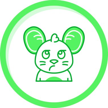 Hayvan ikonu. vektör illüstrasyonu