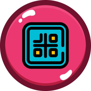 Top. Web simgesi basit illüstrasyon