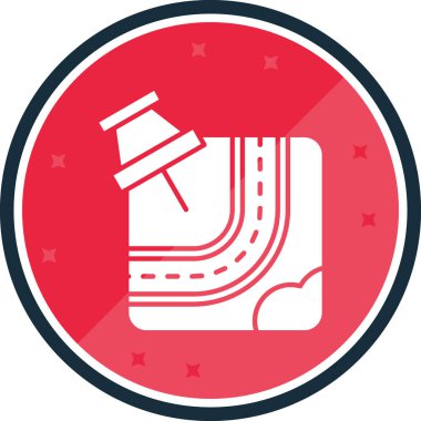 Modern oto tamir simgesinin vektör illüstrasyonu