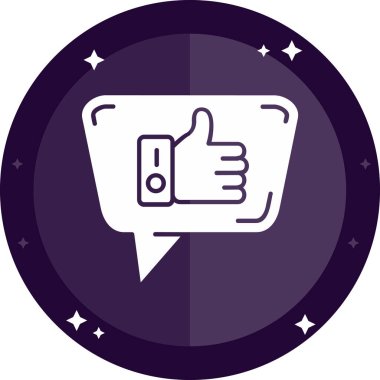 Modern bir simgenin vektör illüstrasyonu