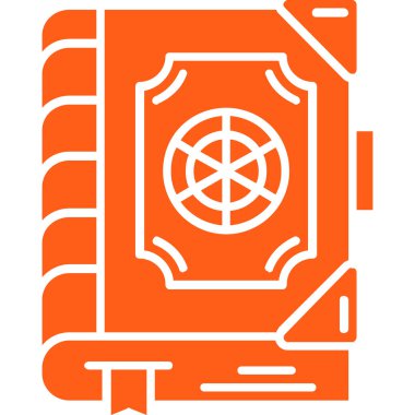 Beyaz arkaplanın basit ve minimalist vektör simgesi