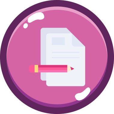 Pano. Web simgesi basit illüstrasyon