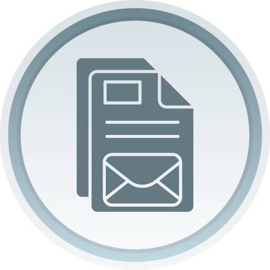 vektör posta simgesi illüstrasyonu