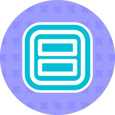 Modern b 'nin vektör illüstrasyonu eksik simgesi