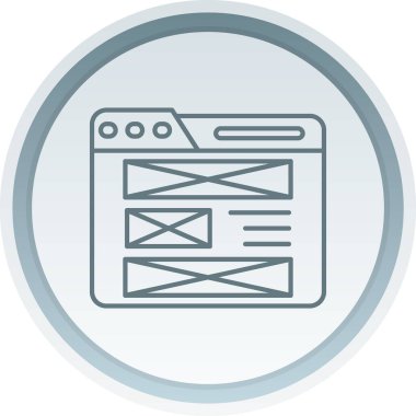 Web tarayıcı penceresi simge