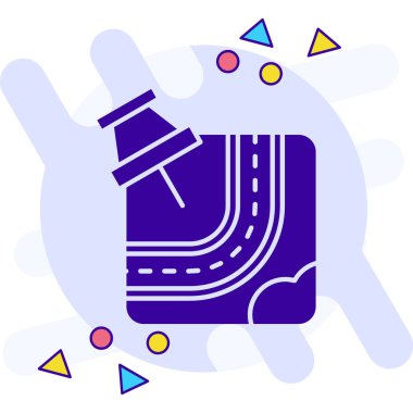 Araba yağı ikonu. Web için araba vektör simgelerinin özet çizimi