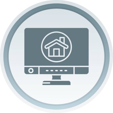 Ev simgesinin vektör illüstrasyonu