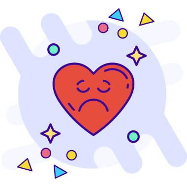 Vektör kalp simgesi