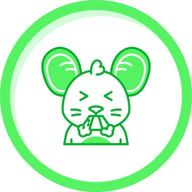 Hayvan. Web simgesi basit illüstrasyon