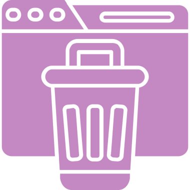 Modern simgenin vektör illüstrasyonu