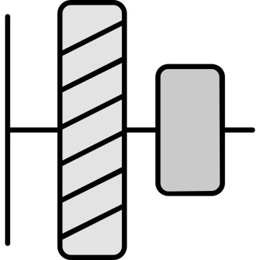 bayrak bayrak simgesi ana hat biçiminde