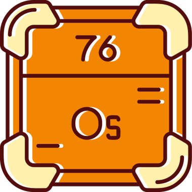 Kimyasal simge vektör, logotype