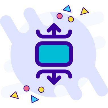 Televizyon. Web simgesi basit illüstrasyon