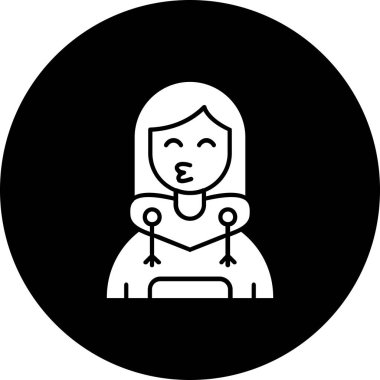 Kadın vektör illüstrasyonu