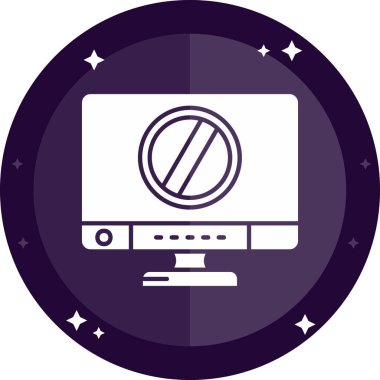 Dizüstü bilgisayar simgesi vektör çizimi